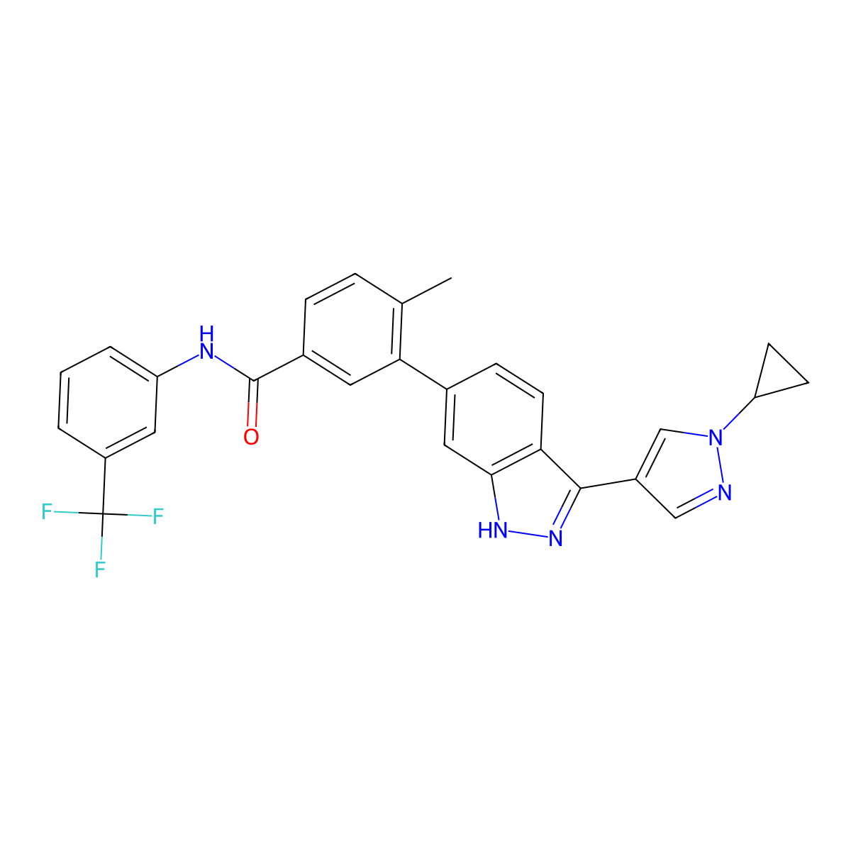 FGFR1/DDR2 inhibitor 1 molecular structure, CAS 2308497-58-5