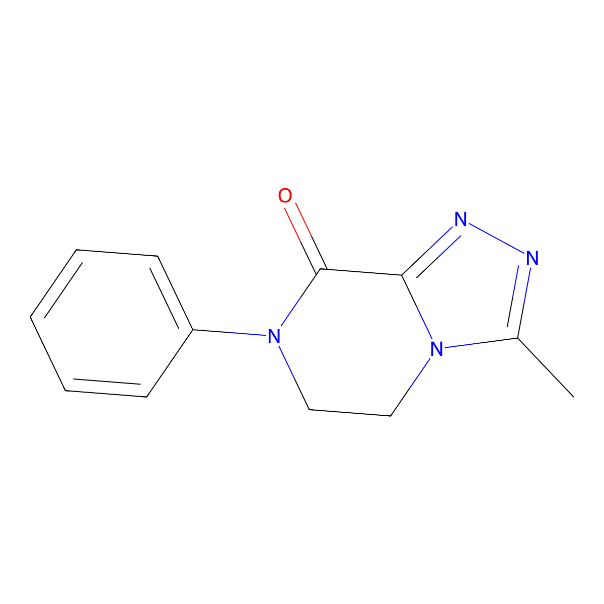 3-methyl-7-phenyl-5H,6H,7H,8H-[1,2,4]triazolo[4,3-a]pyrazin-8-one molecular structure, CAS 2309187-32-2