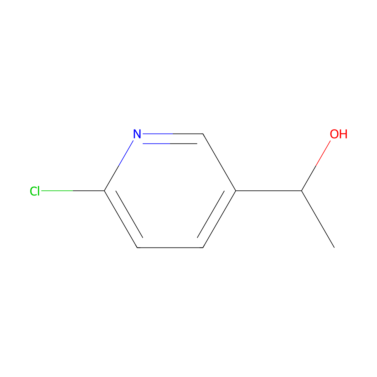 1-(6-Chloropyridin-3-yl)ethanol molecular structure, CAS 23092-75-3