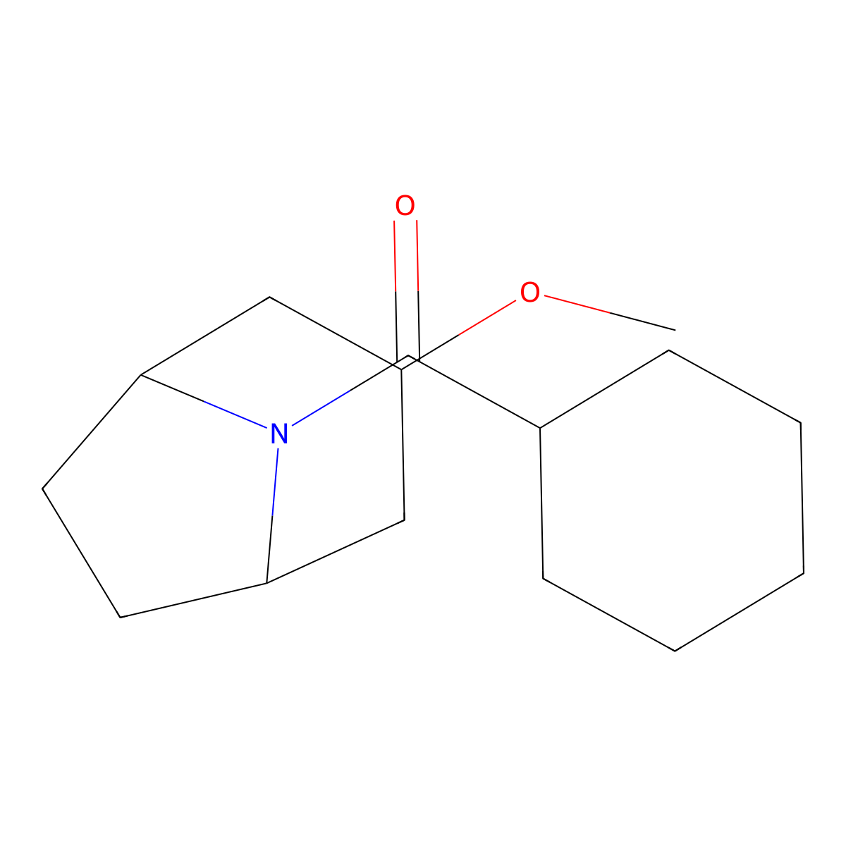 cyclohexyl((1R,5S)-3-methoxy-8-azabicyclo[3.2.1]octan-8-yl)methanone molecular structure, CAS 2309311-01-9