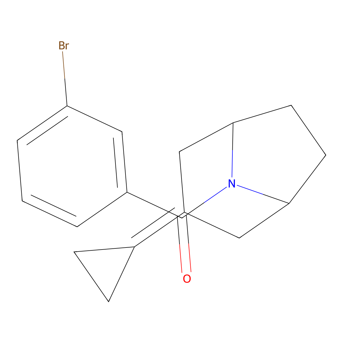 8-(3-Bromobenzoyl)-3-cyclopropylidene-8-azabicyclo[3.2.1]octane molecular structure, CAS 2309312-55-6