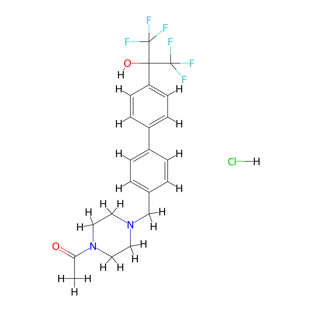 SR 1555 (hydrochloride) molecular structure, CAS 2309312-90-9