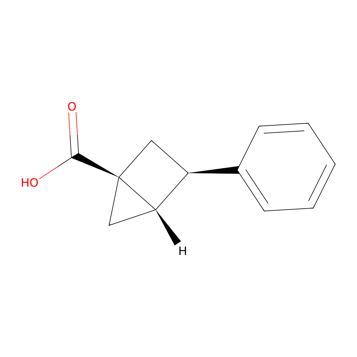 (1S,3R,4S)-3-Phenylbicyclo[2.1.0]pentane-1-carboxylic acid molecular structure, CAS 2309431-43-2