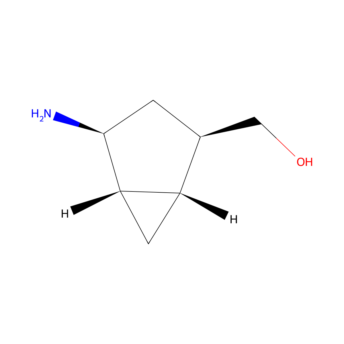 [(1R,2R,4S,5S)-4-aminobicyclo[3.1.0]hexan-2-yl]methanol molecular structure, CAS 2309431-85-2
