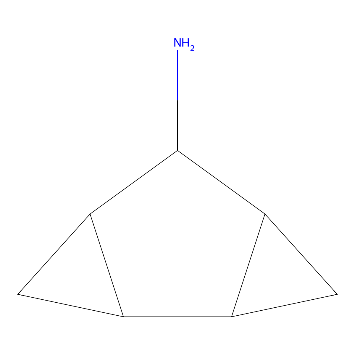 rac-(1R,2R,4R,6R)-tricyclo[4.1.0.0,2,4]heptan-5-amine molecular structure, CAS 2309433-14-3