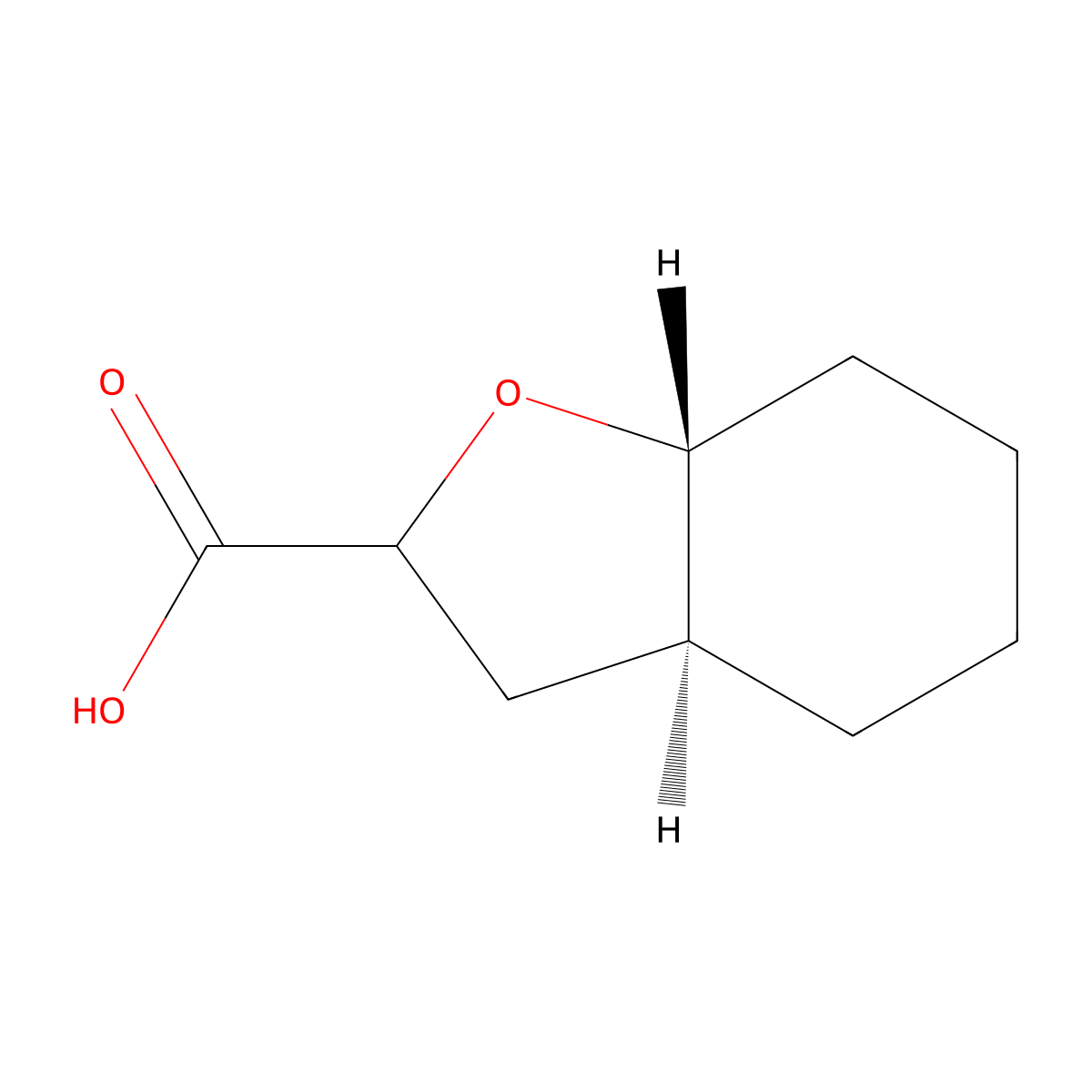 rac-(3aR,7aS)-octahydro-1-benzofuran-2-carboxylicacid molecular structure, CAS 2309441-99-2