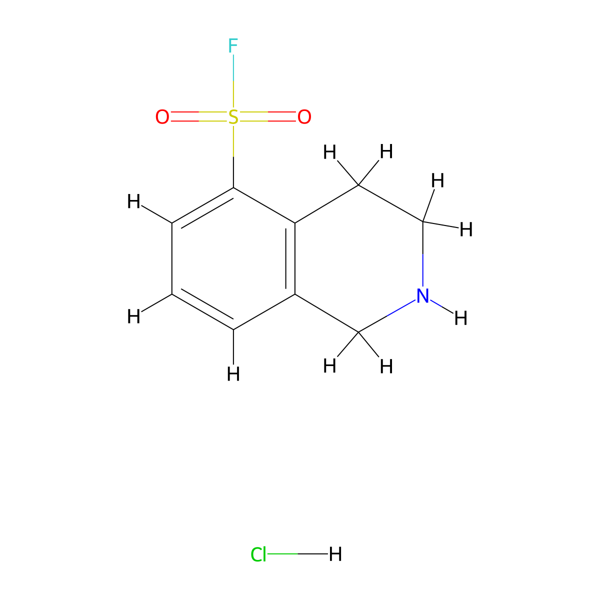 1,2,3,4-Tetrahydroisoquinoline-5-sulfonylfluoridehydrochloride molecular structure, CAS 2309444-55-9