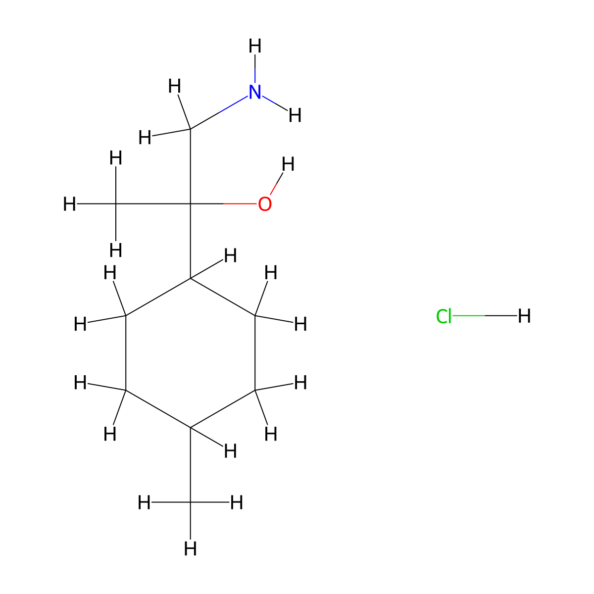 1-Amino-2-(4-methylcyclohexyl)propan-2-ol hydrochloride molecular structure, CAS 2309446-17-9