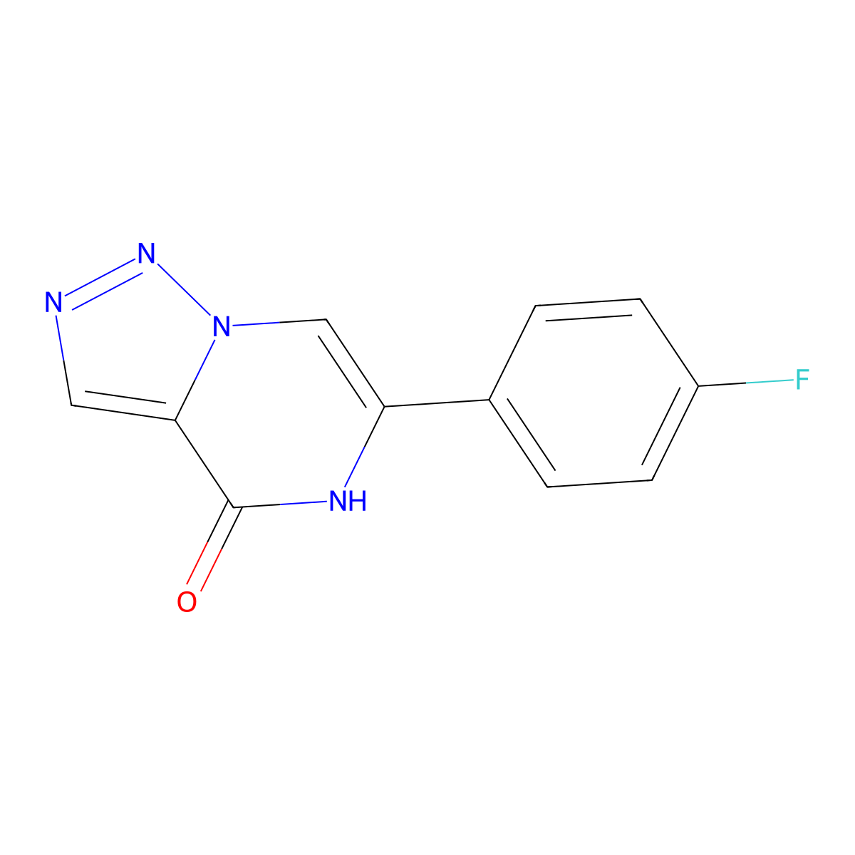 6-(4-fluorophenyl)-4H,5H-[1,2,3]triazolo[1,5-a]pyrazin-4-one molecular structure, CAS 2309449-46-3