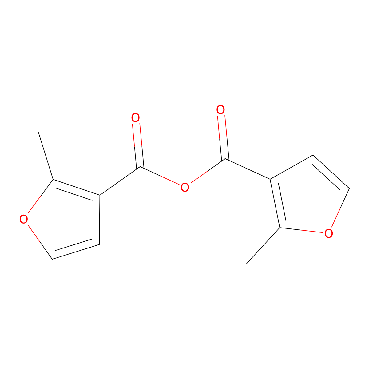 2-Methylfuran-3-carbonyl 2-methylfuran-3-carboxylate molecular structure, CAS 2309449-62-3
