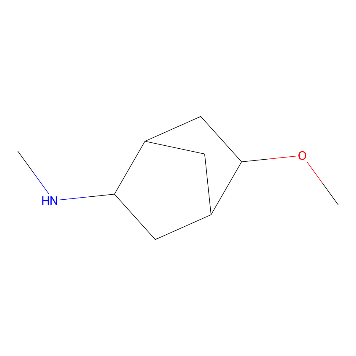 5-methoxy-N-methylbicyclo[2.2.1]heptan-2-amine molecular structure, CAS 2309453-44-7