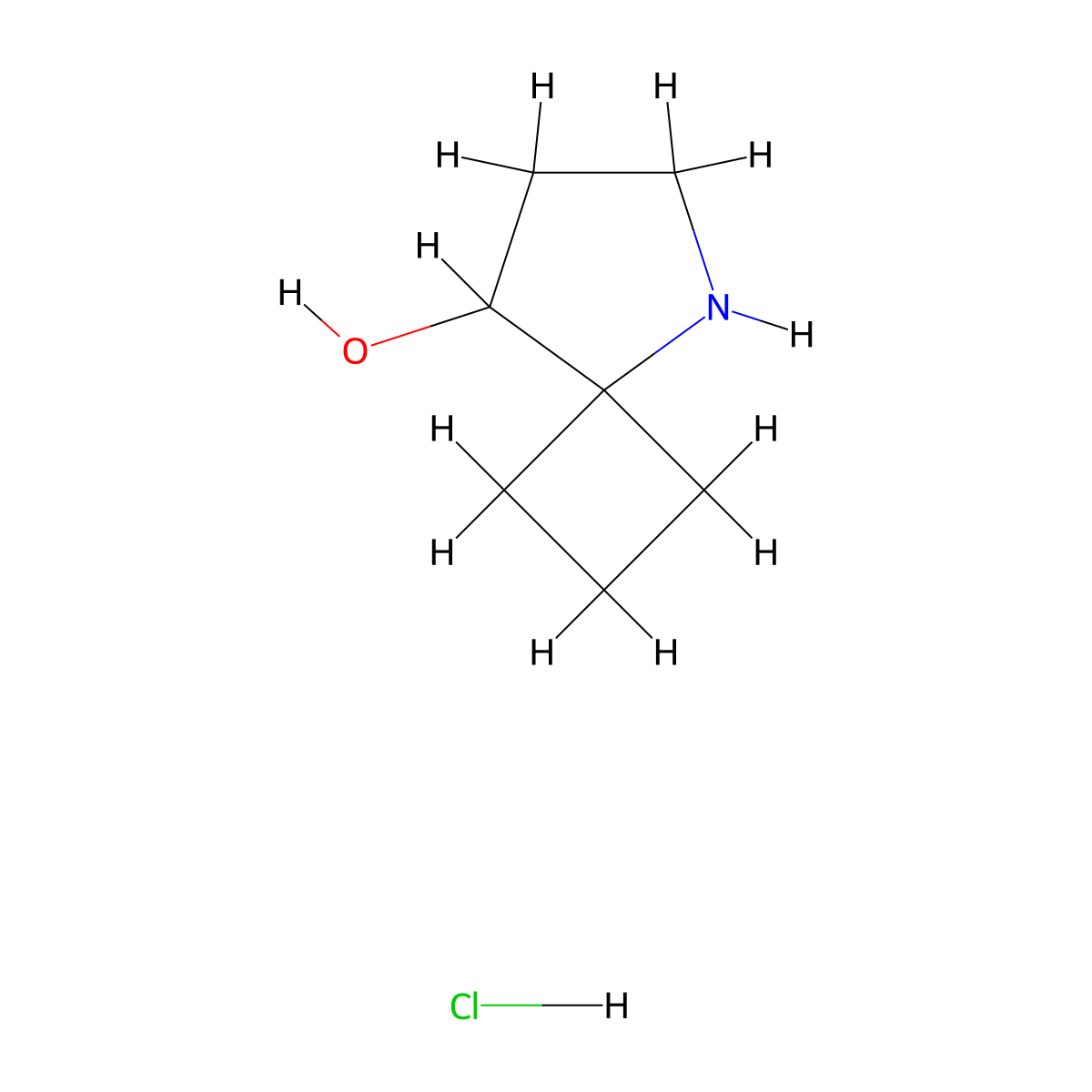 5-Azaspiro[3.4]octan-8-ol hydrochloride molecular structure, CAS 2309455-45-4