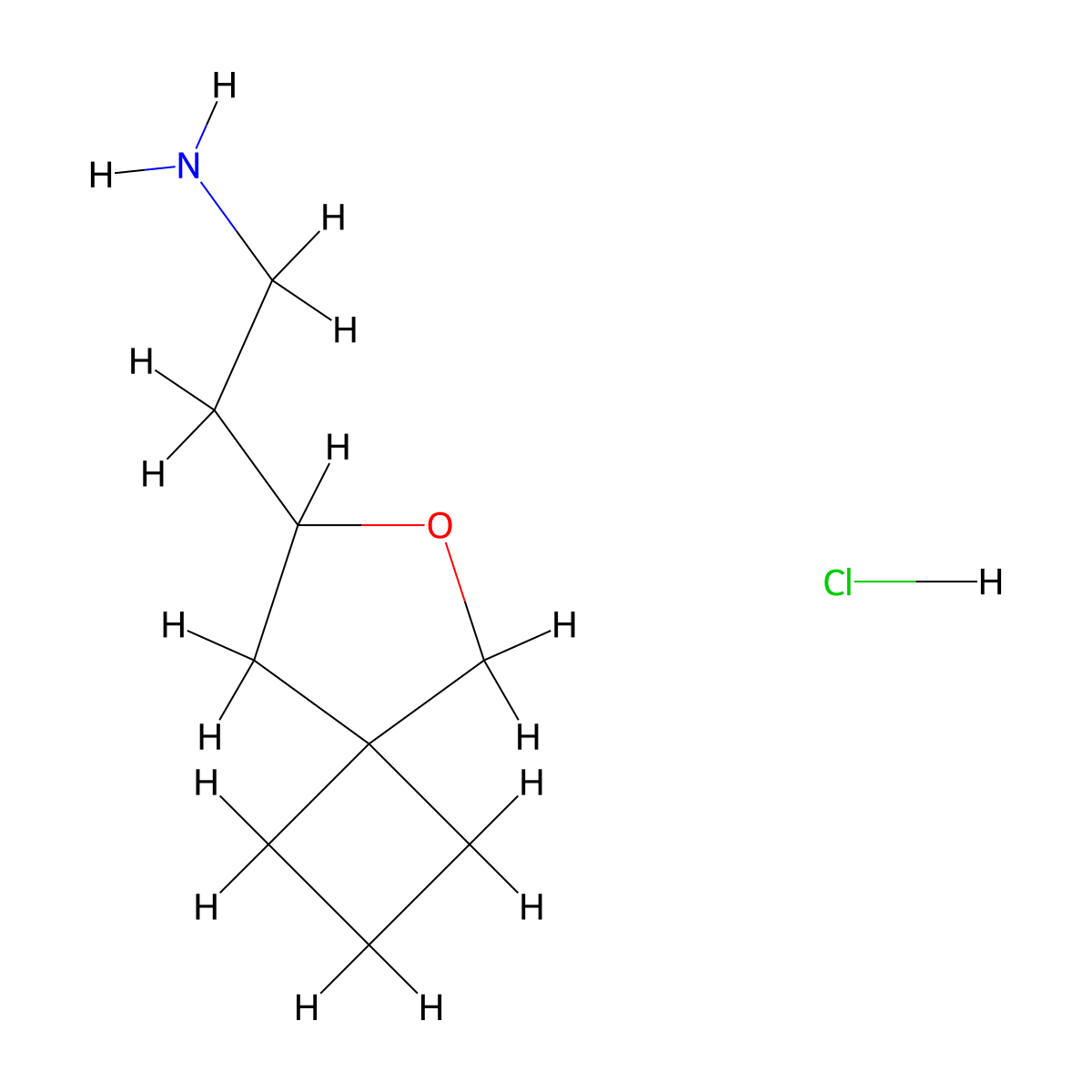 2-{6-Oxaspiro[3.4]octan-7-yl}ethan-1-amine hydrochloride molecular structure, CAS 2309456-37-7