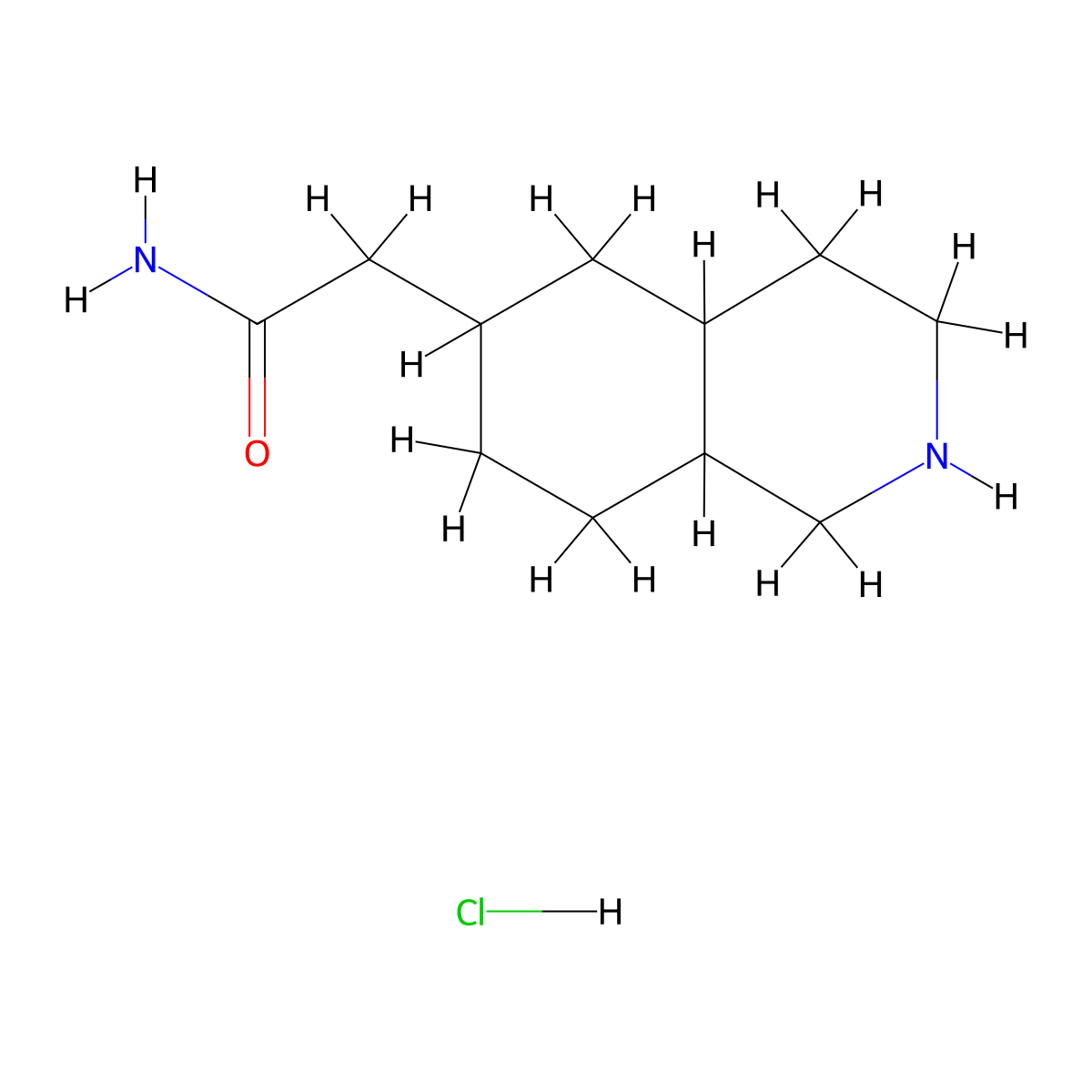 2-(Decahydroisoquinolin-6-yl)acetamide hydrochloride molecular structure, CAS 2309461-41-2