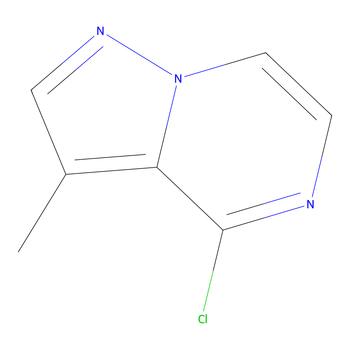 4-Chloro-3-methylpyrazolo(1,5-a)pyrazine molecular structure, CAS 2309462-56-2