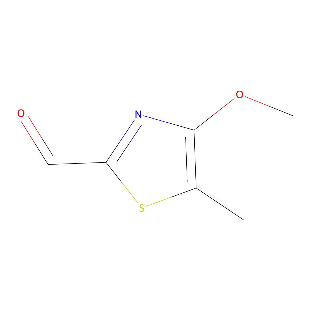 4-Methoxy-5-methyl-1,3-thiazole-2-carbaldehyde molecular structure, CAS 2309462-97-1