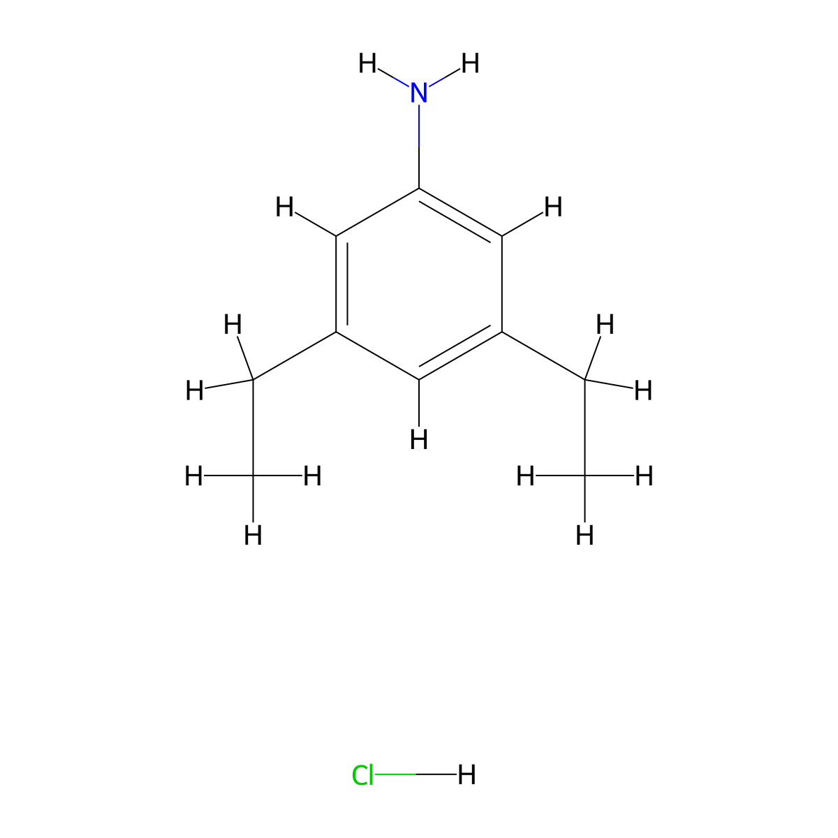 3,5-Diethylaniline hydrochloride molecular structure, CAS 2309463-04-3