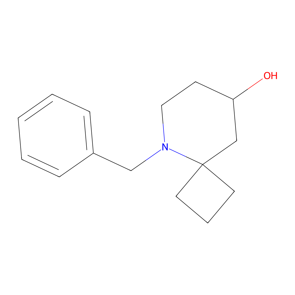 5-Benzyl-5-azaspiro[3.5]nonan-8-ol molecular structure, CAS 2309465-95-8