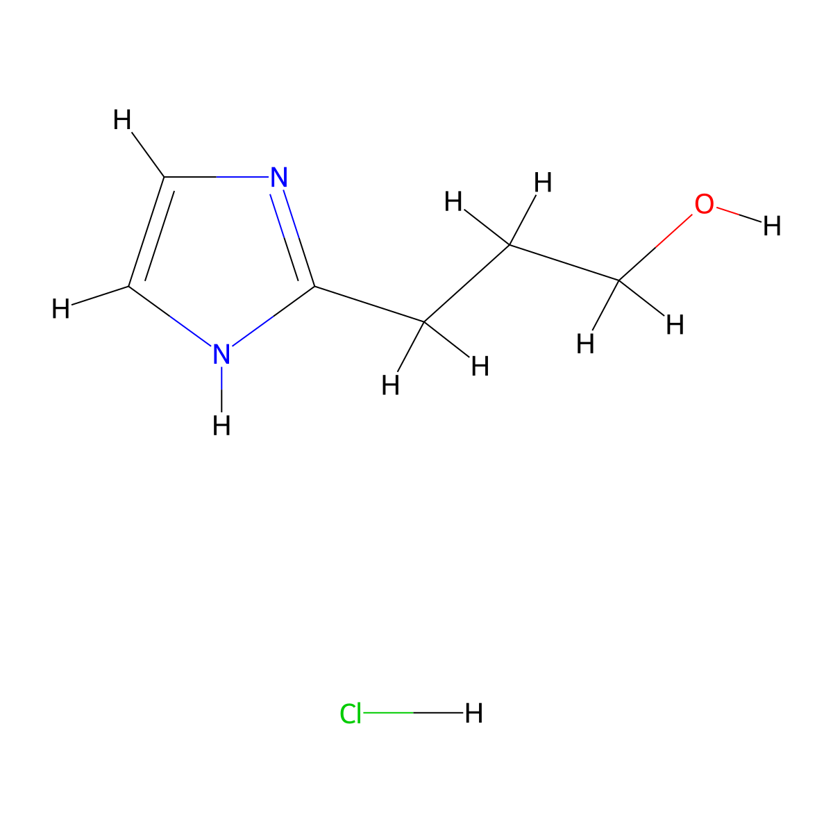 3-(1H-imidazol-2-yl)propan-1-ol hydrochloride molecular structure, CAS 2309466-13-3
