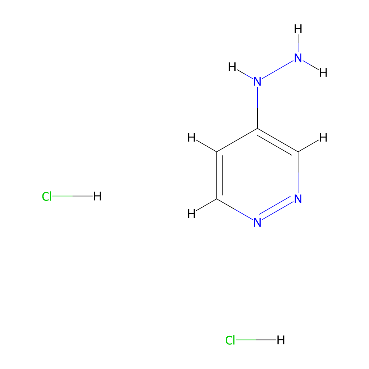 4-Hydrazinylpyridazine dihydrochloride molecular structure, CAS 2309466-57-5