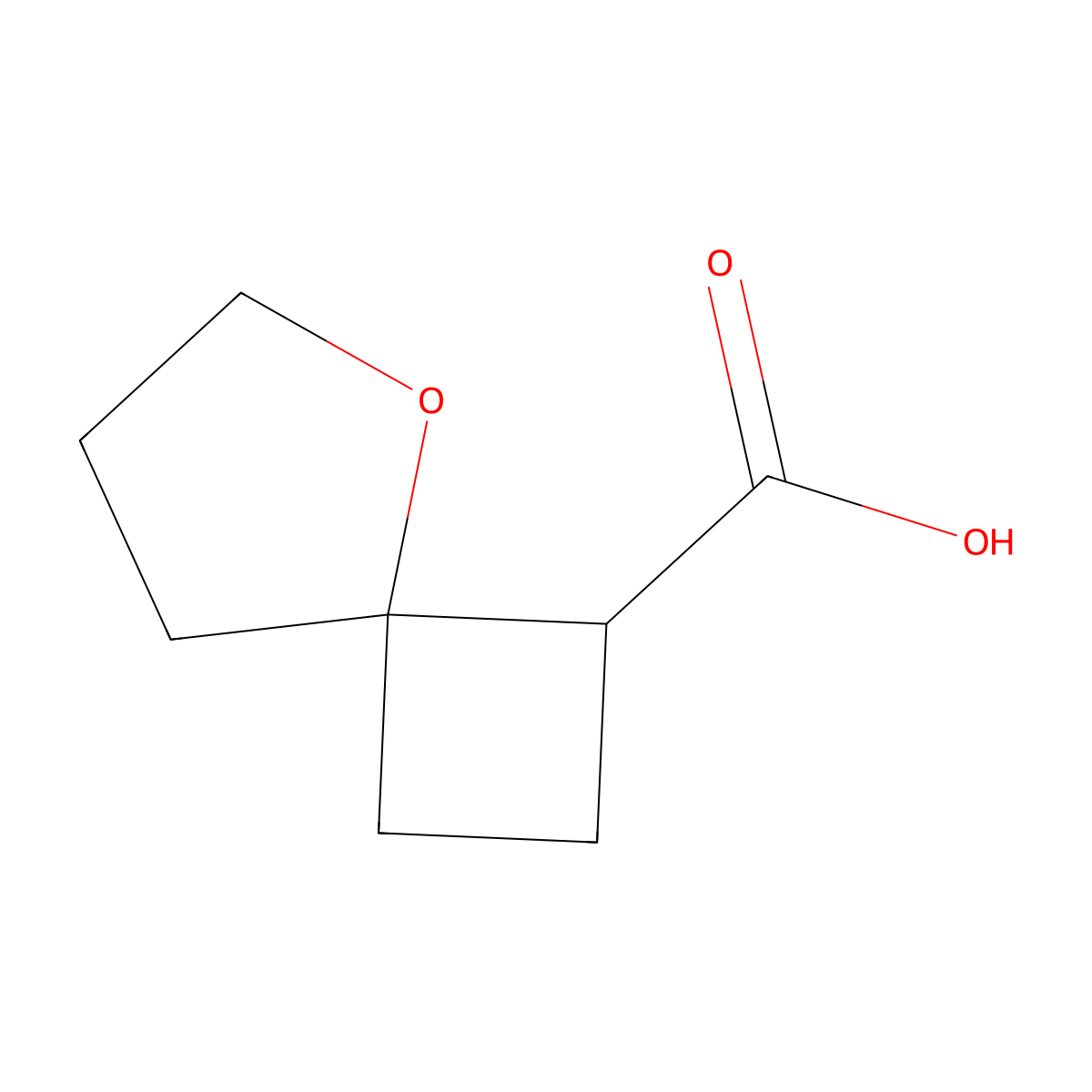 5-Oxaspiro(3.4)octane-1-carboxylic acid molecular structure, CAS 2309467-97-6
