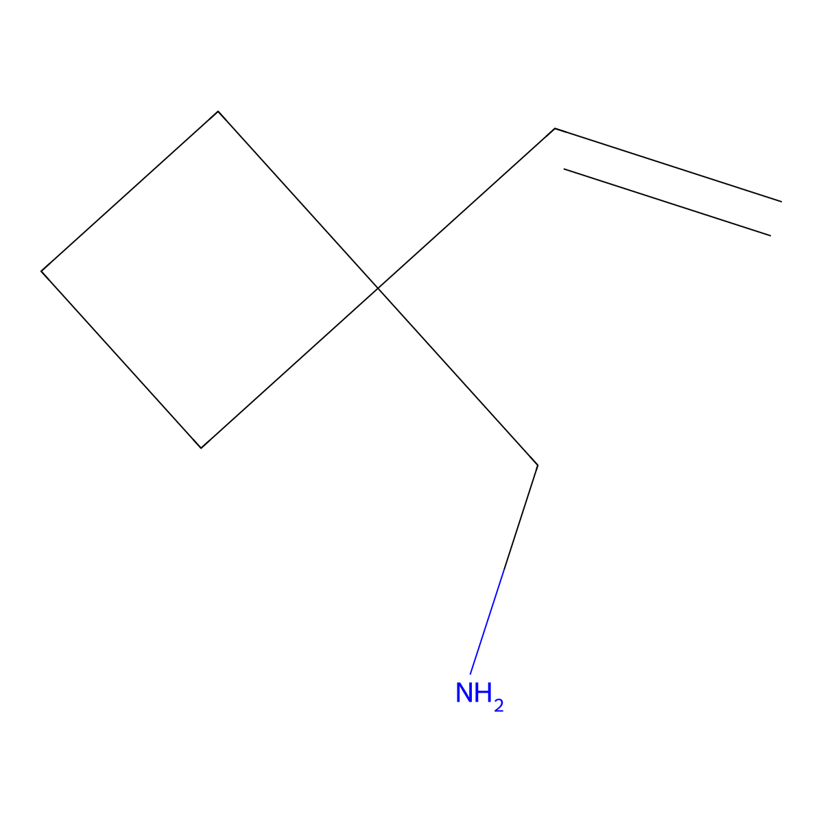 (1-Ethenylcyclobutyl)methanamine molecular structure, CAS 2309469-34-7