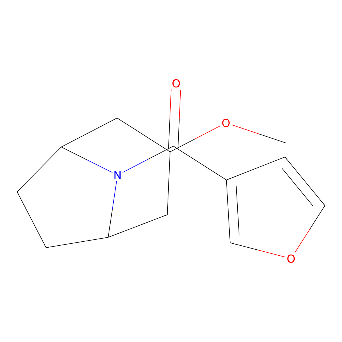 8-(Furan-3-carbonyl)-3-methoxy-8-azabicyclo[3.2.1]octane molecular structure, CAS 2309555-39-1
