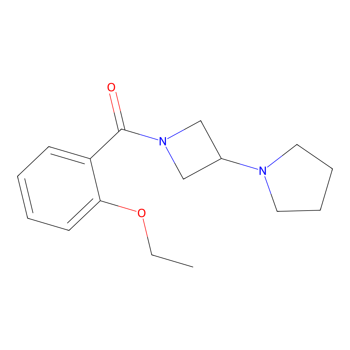 1-[1-(2-Ethoxybenzoyl)azetidin-3-yl]pyrrolidine molecular structure, CAS 2309587-06-0