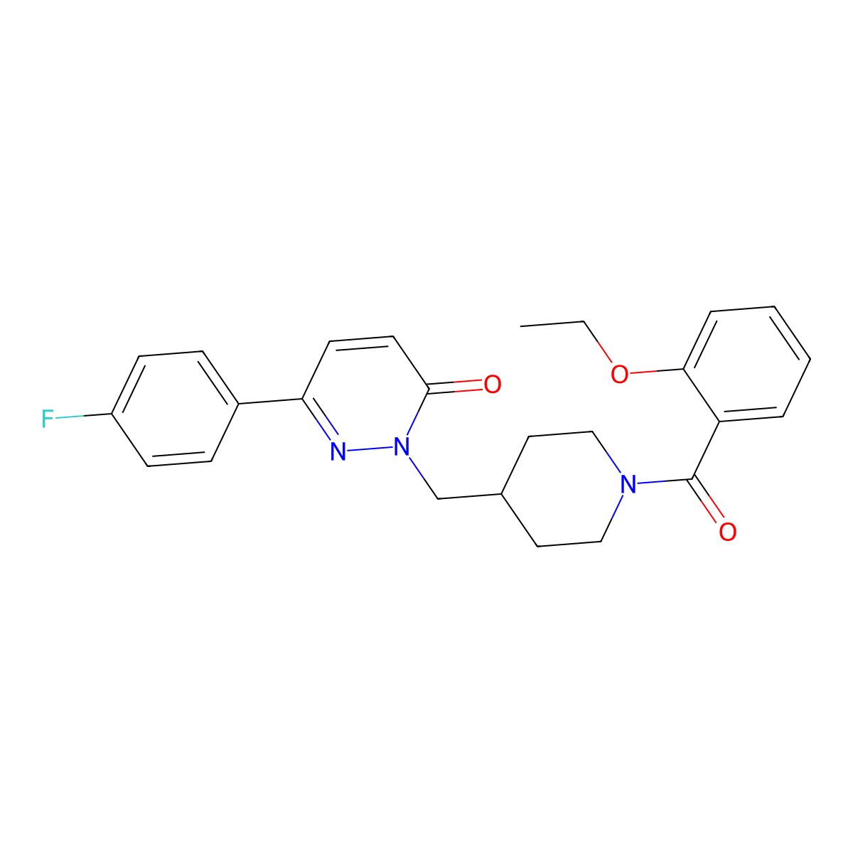 2-{[1-(2-Ethoxybenzoyl)piperidin-4-yl]methyl}-6-(4-fluorophenyl)-2,3-dihydropyridazin-3-one molecular structure, CAS 2309598-55-6