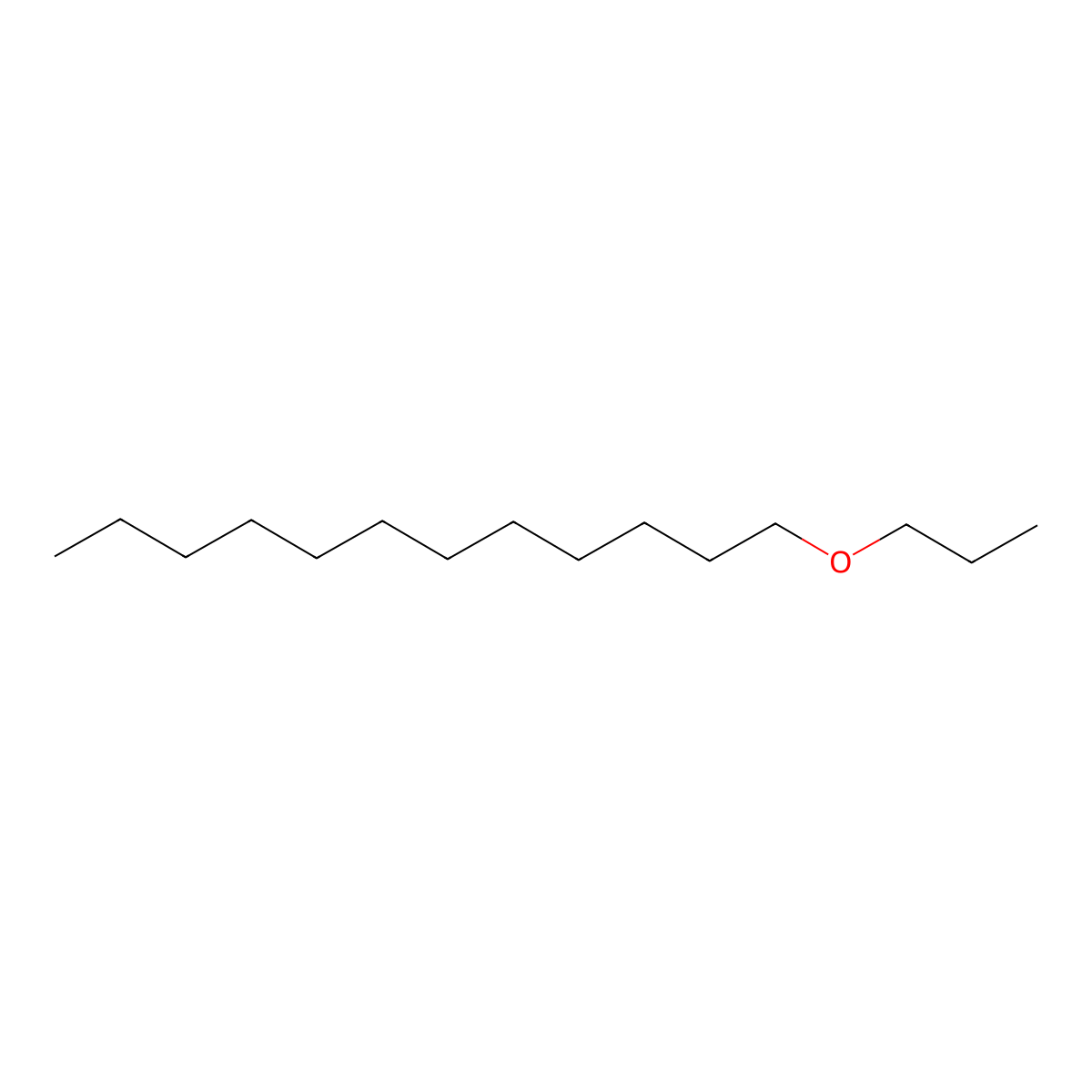 1-Propoxydodecane molecular structure, CAS 230969-99-0