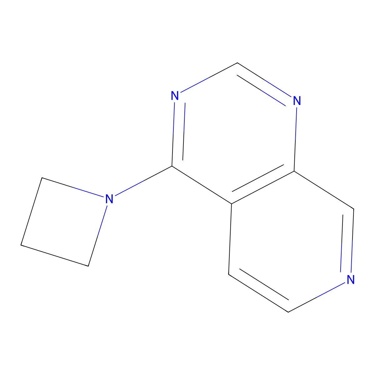 1-{Pyrido[3,4-d]pyrimidin-4-yl}azetidine molecular structure, CAS 2309708-46-9