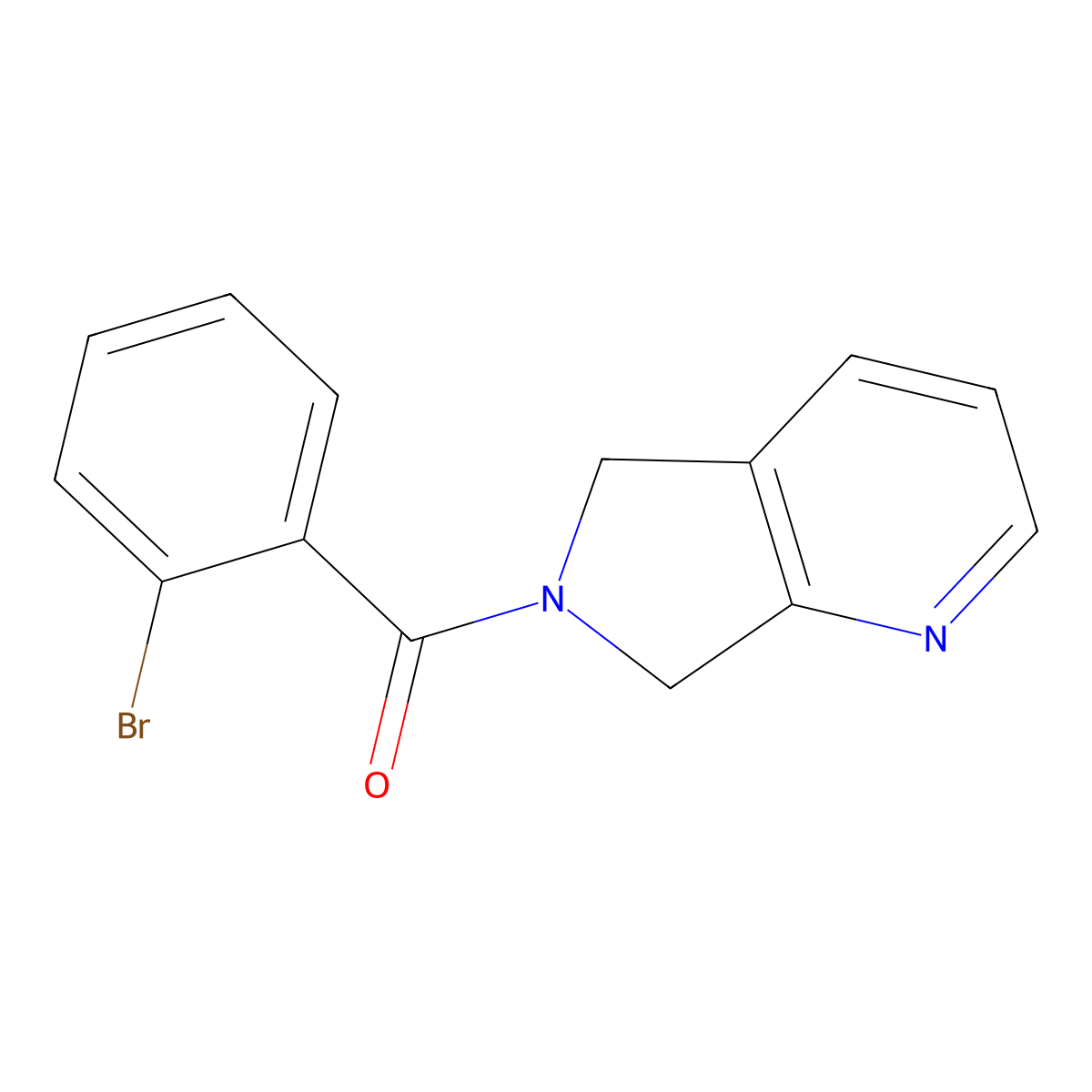 (2-bromophenyl)(5H-pyrrolo[3,4-b]pyridin-6(7H)-yl)methanone molecular structure, CAS 2309727-69-1