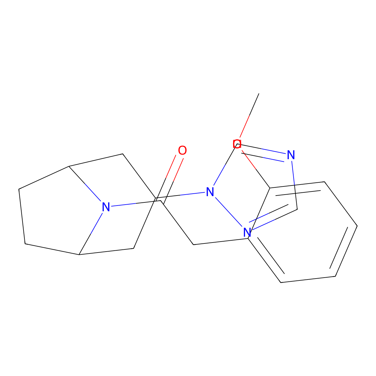 2-(2-methoxyphenyl)-1-[3-(1H-1,2,4-triazol-1-yl)-8-azabicyclo[3.2.1]octan-8-yl]ethan-1-one molecular structure, CAS 2309733-82-0