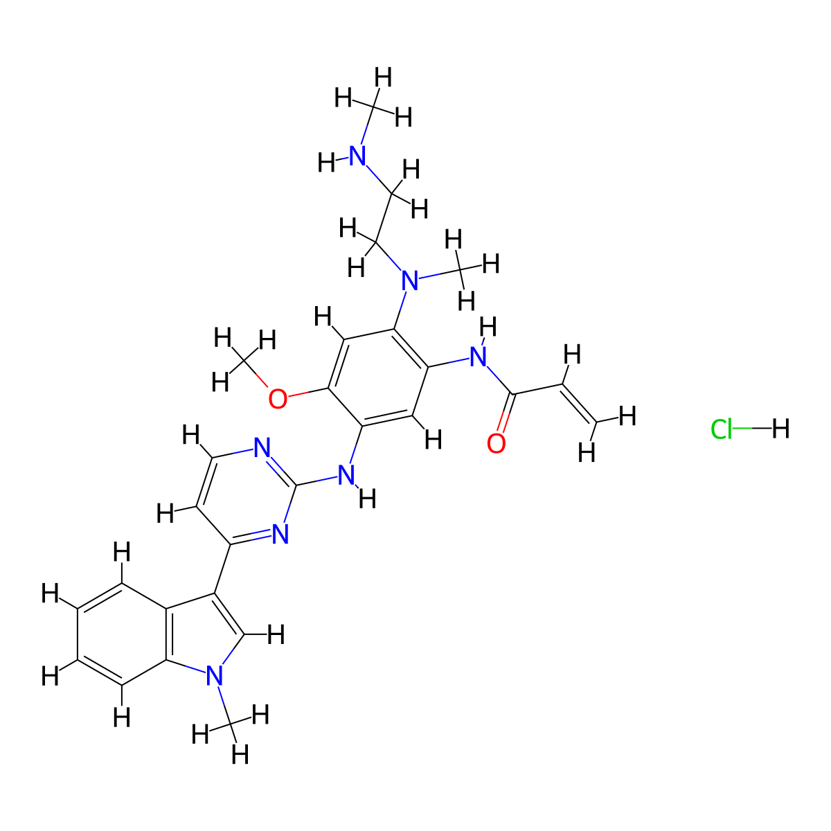 AZ7550 hydrochloride molecular structure, CAS 2309762-40-9