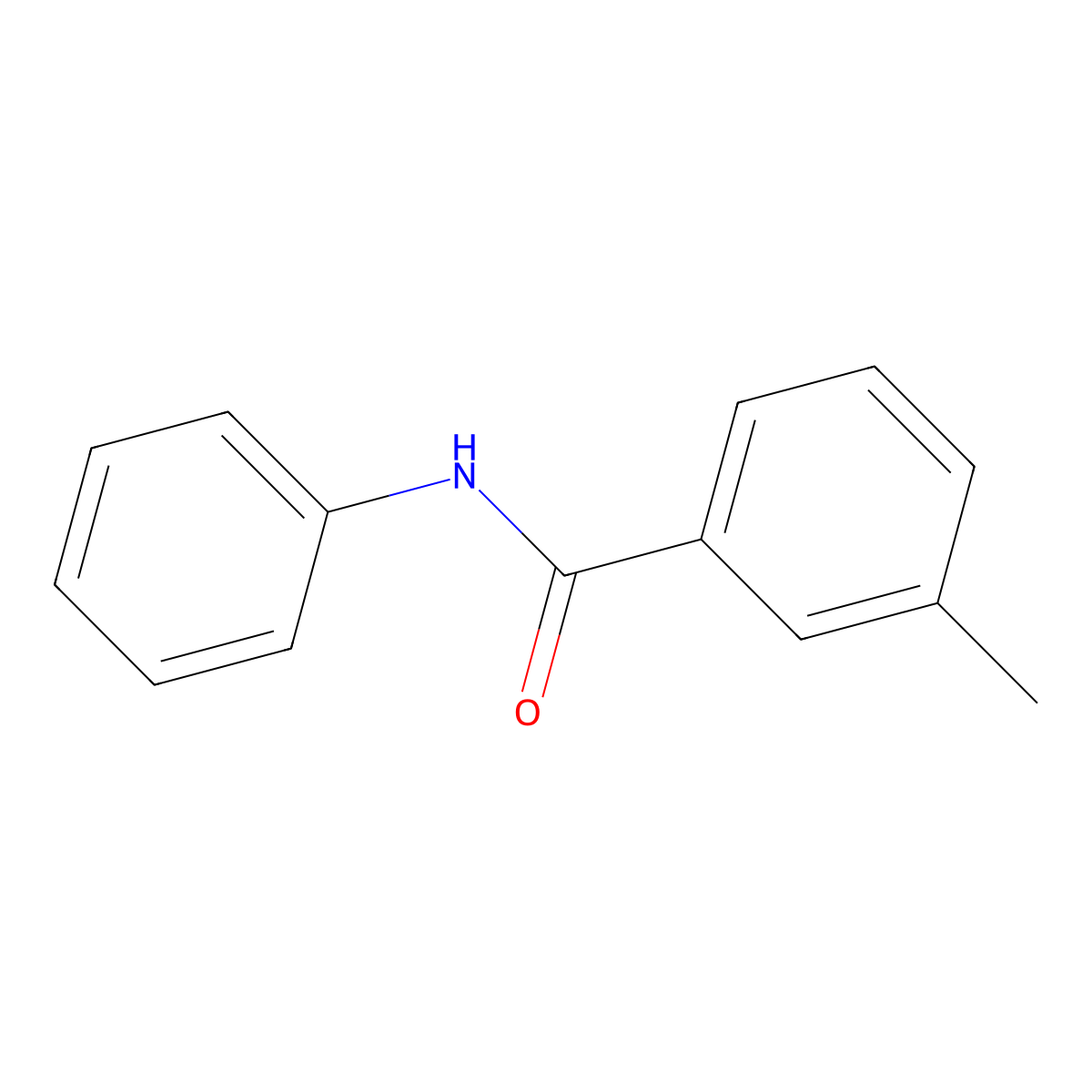 3-methyl-N-phenylbenzamide molecular structure, CAS 23099-05-0