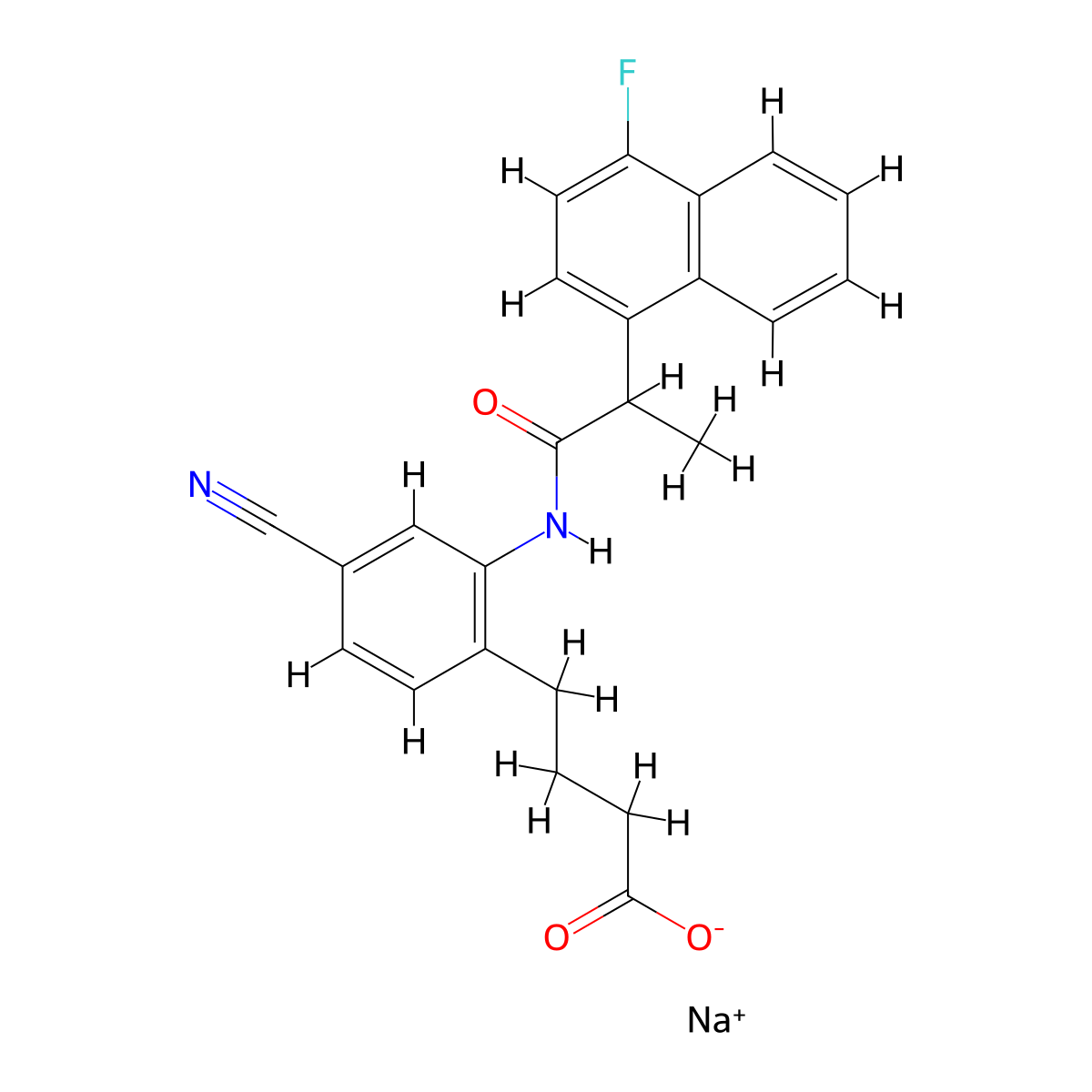 ONO-AE3-208 (sodium salt) molecular structure, CAS 2309931-05-1