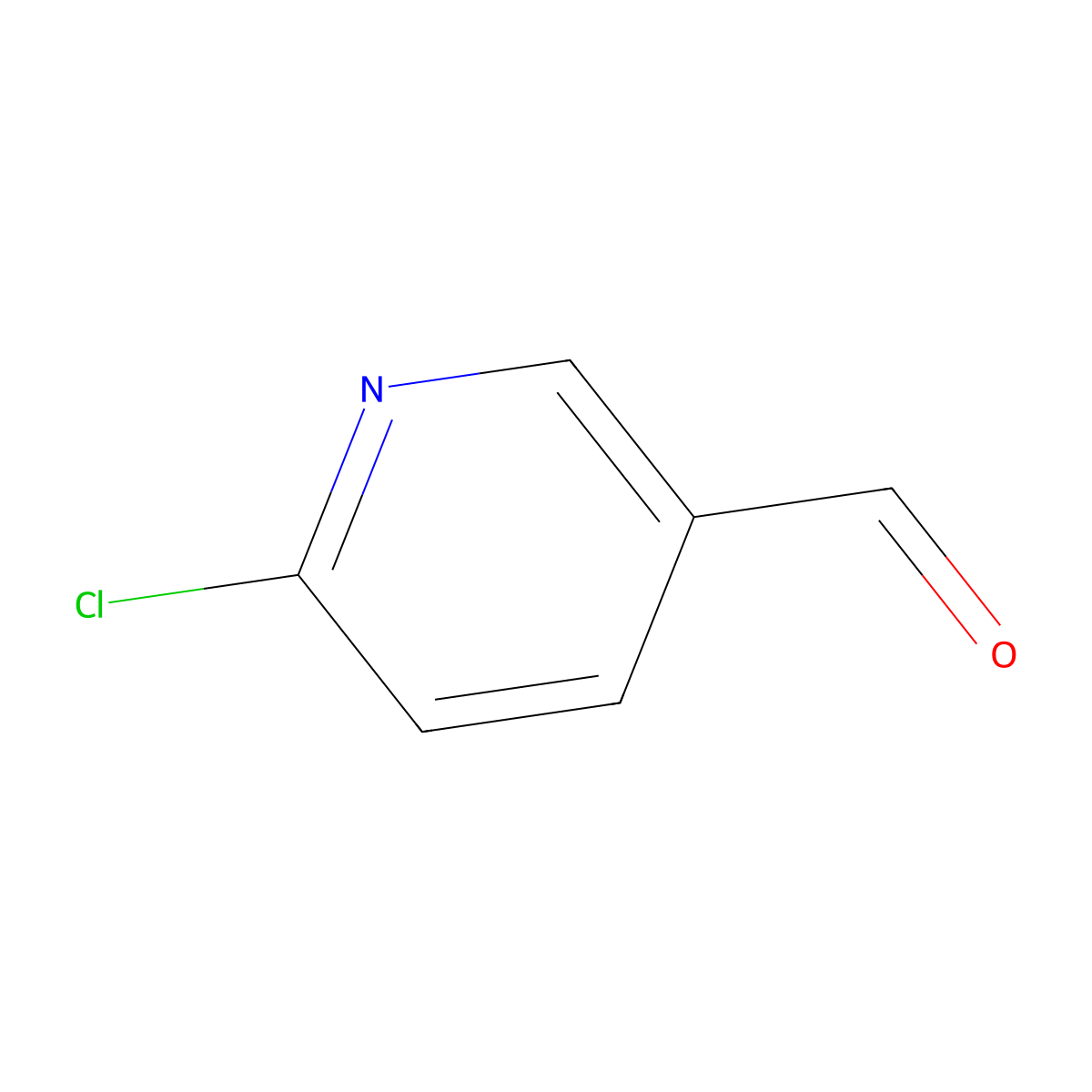 6-Chloropyridine-3-carbaldehyde molecular structure, CAS 23100-12-1