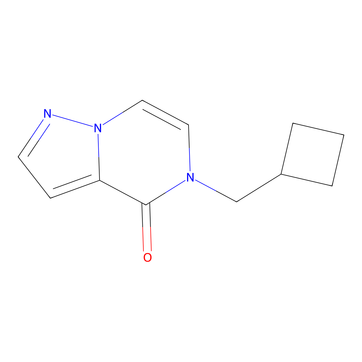 5-(Cyclobutylmethyl)pyrazolo[1,5-a]pyrazin-4-one molecular structure, CAS 2310016-16-9
