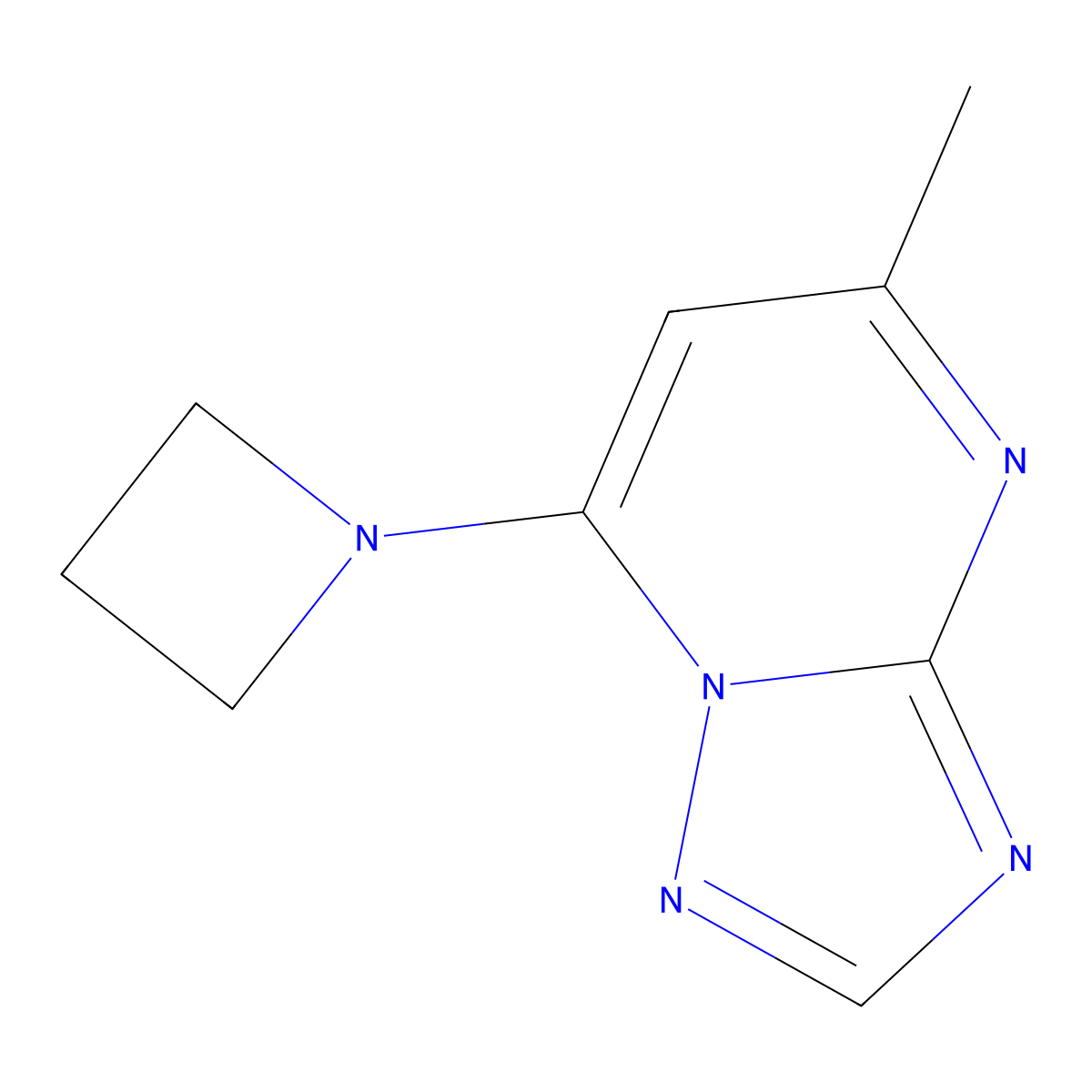 7-(Azetidin-1-yl)-5-methyl-[1,2,4]triazolo[1,5-a]pyrimidine molecular structure, CAS 2310076-55-0