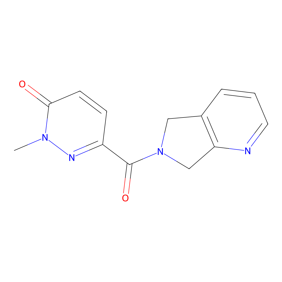 6-(6,7-dihydro-5H-pyrrolo[3,4-b]pyridine-6-carbonyl)-2-methylpyridazin-3(2H)-one molecular structure, CAS 2310083-74-8