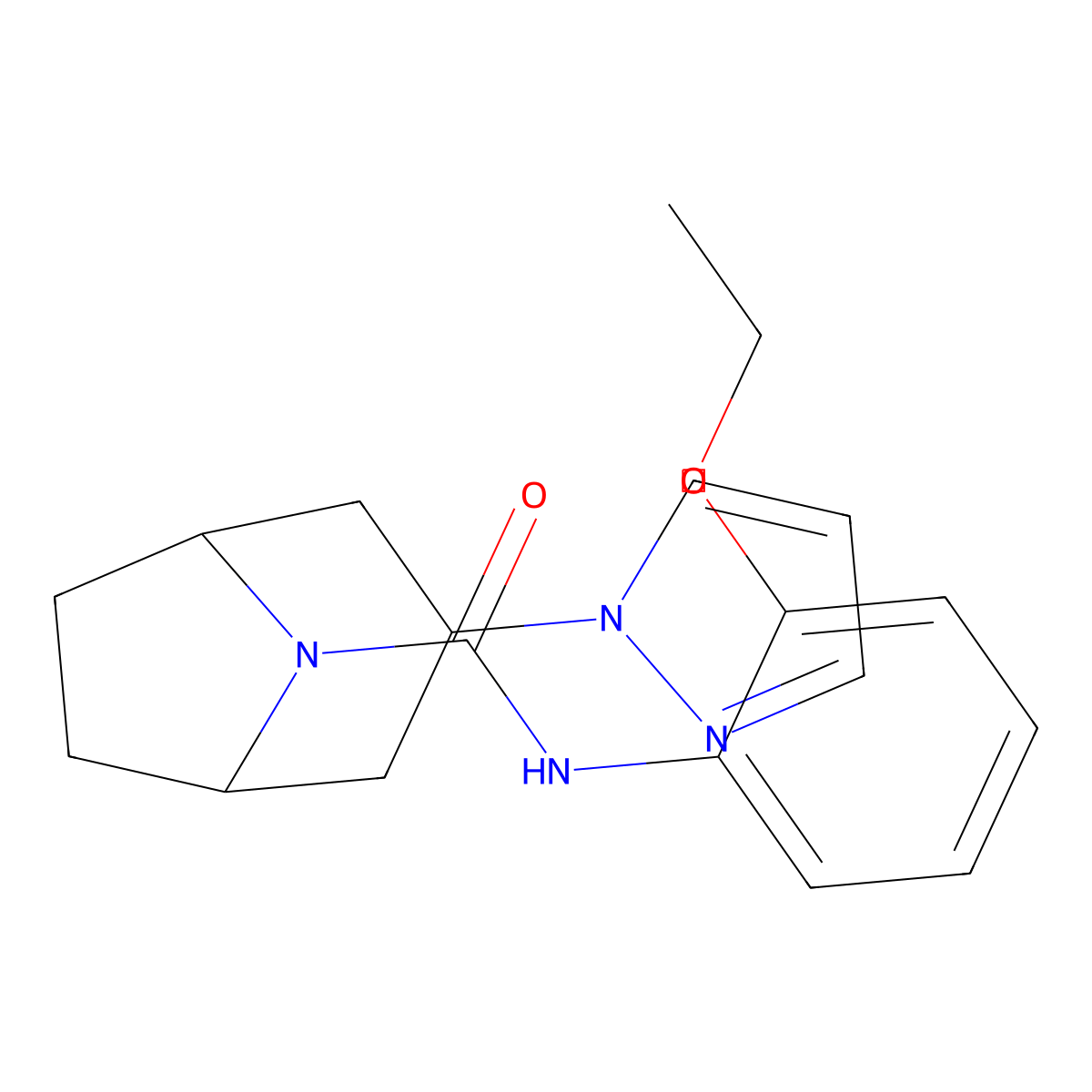 N-(2-ethoxyphenyl)-3-(1H-pyrazol-1-yl)-8-azabicyclo[3.2.1]octane-8-carboxamide molecular structure, CAS 2310099-18-2