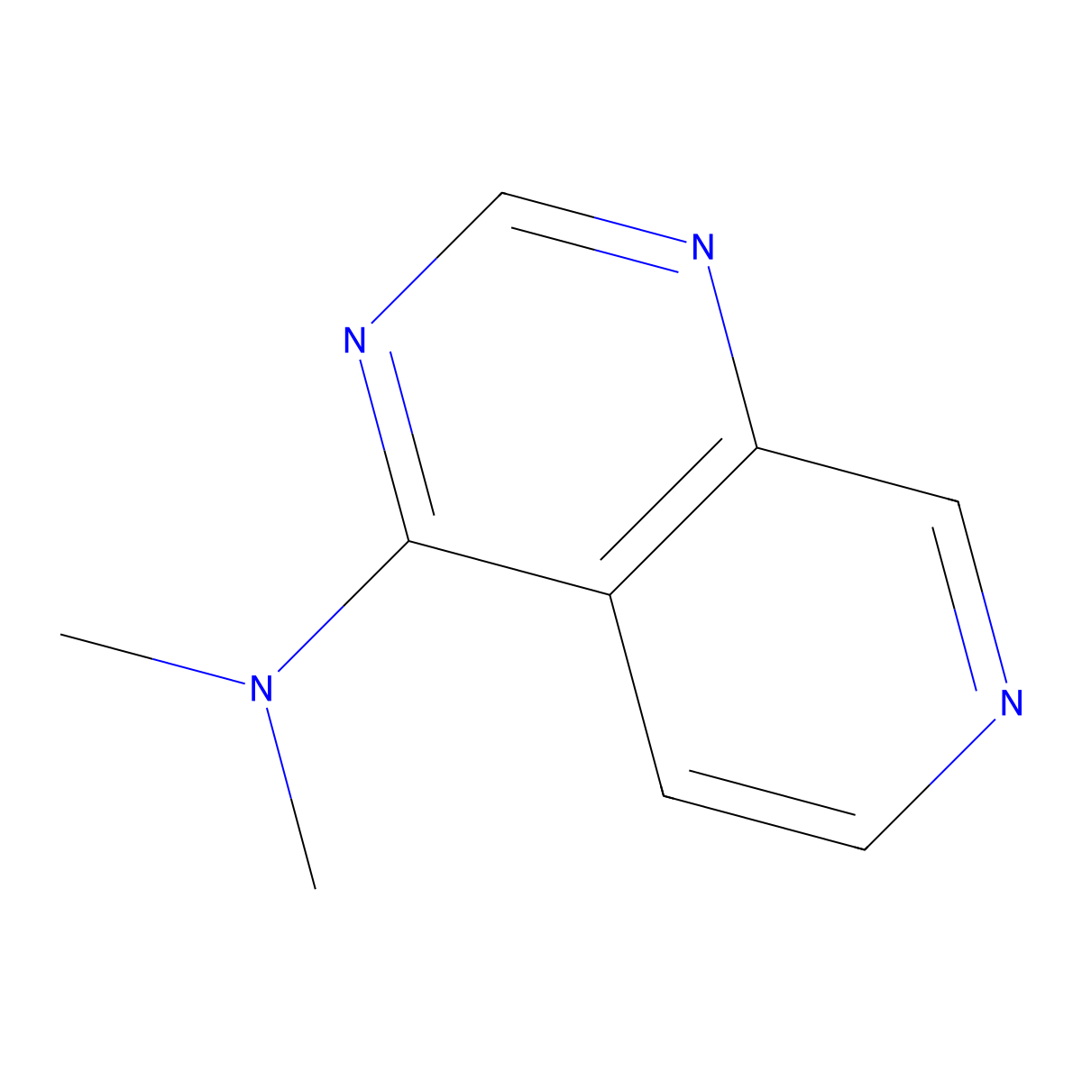 N,N-dimethylpyrido[3,4-d]pyrimidin-4-amine molecular structure, CAS 2310100-60-6
