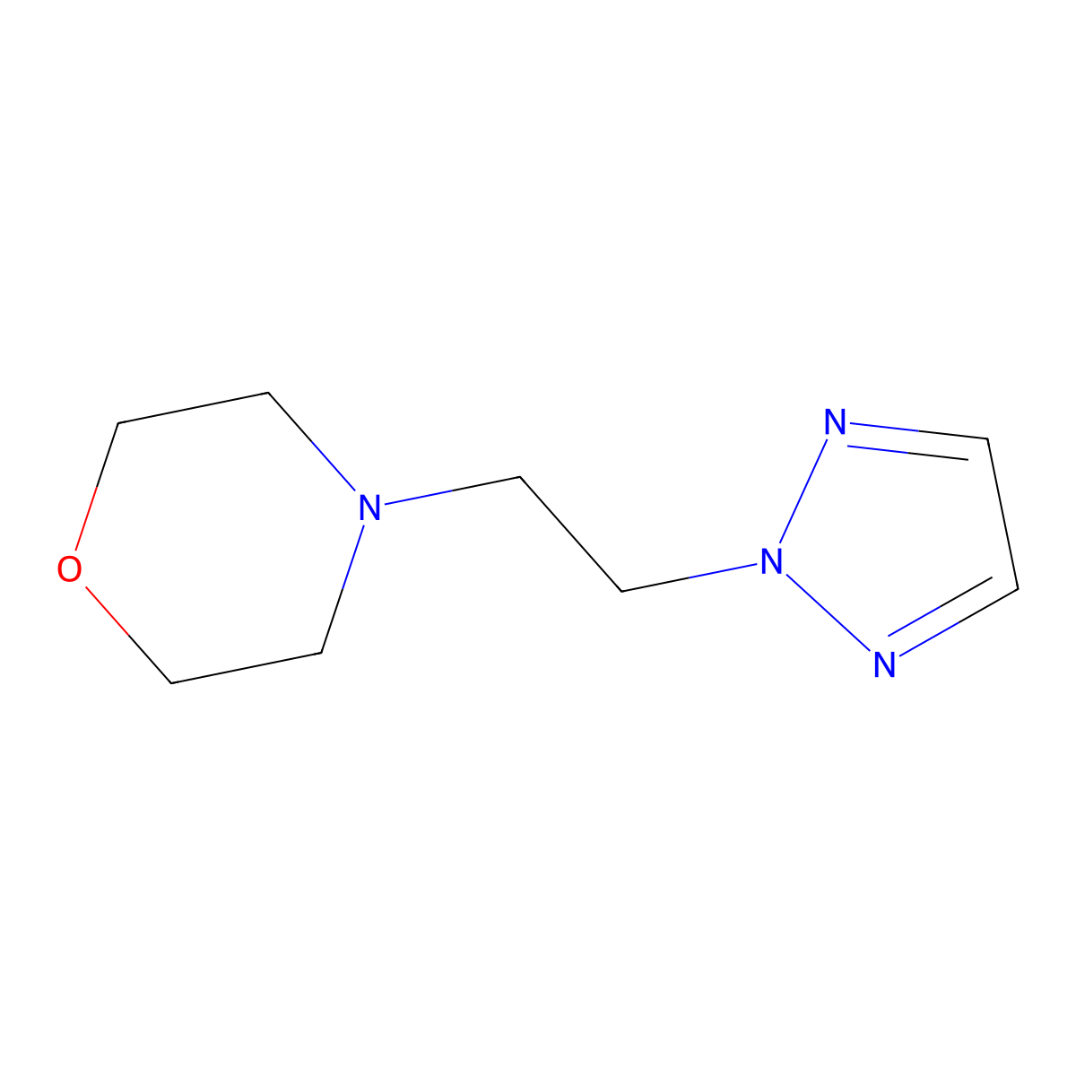 4-(2-(2H-1,2,3-triazol-2-yl)ethyl)morpholine molecular structure, CAS 2310147-53-4