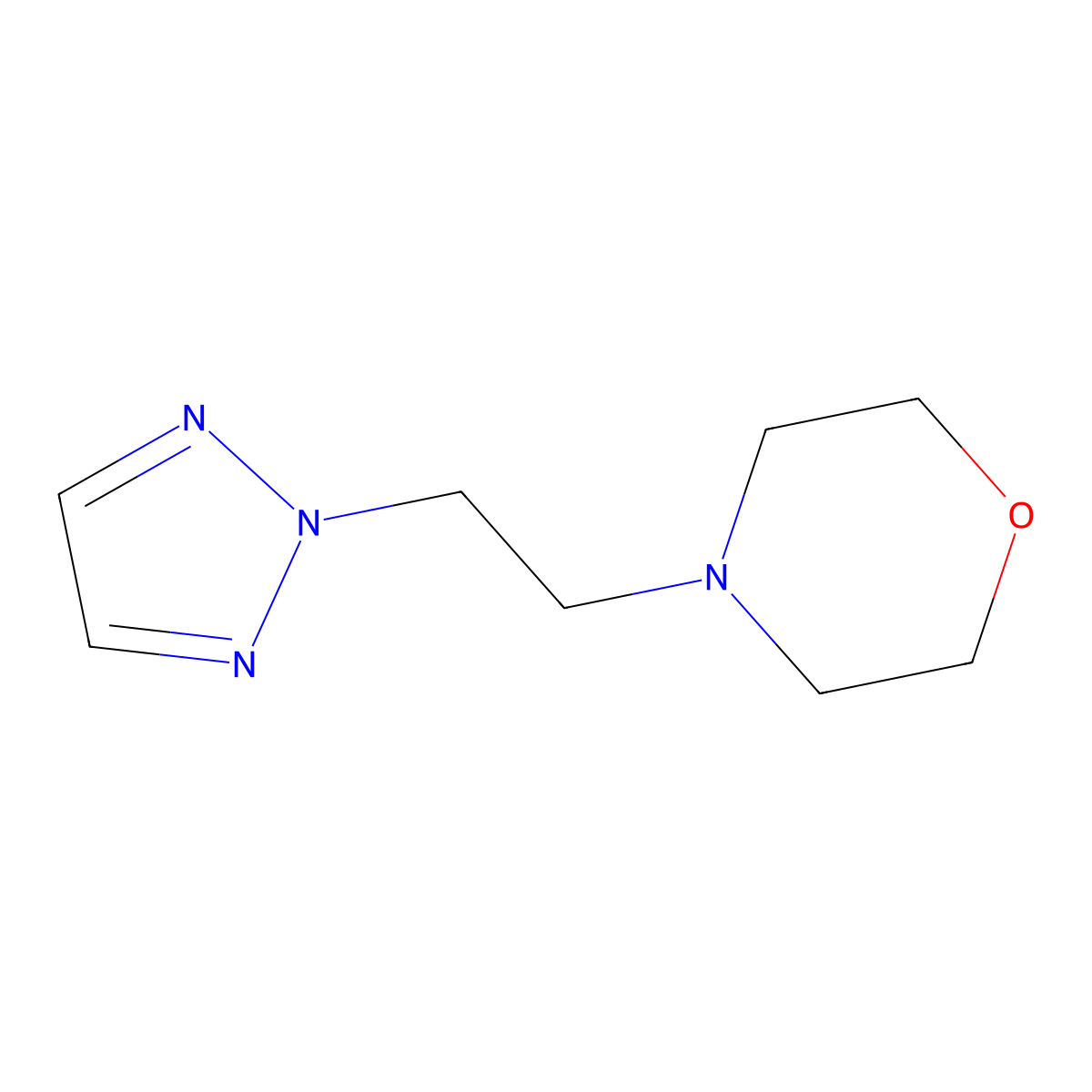 4-(2-(2H-1,2,3-triazol-2-yl)ethyl)morpholine molecular structure, CAS 2310147-53-4