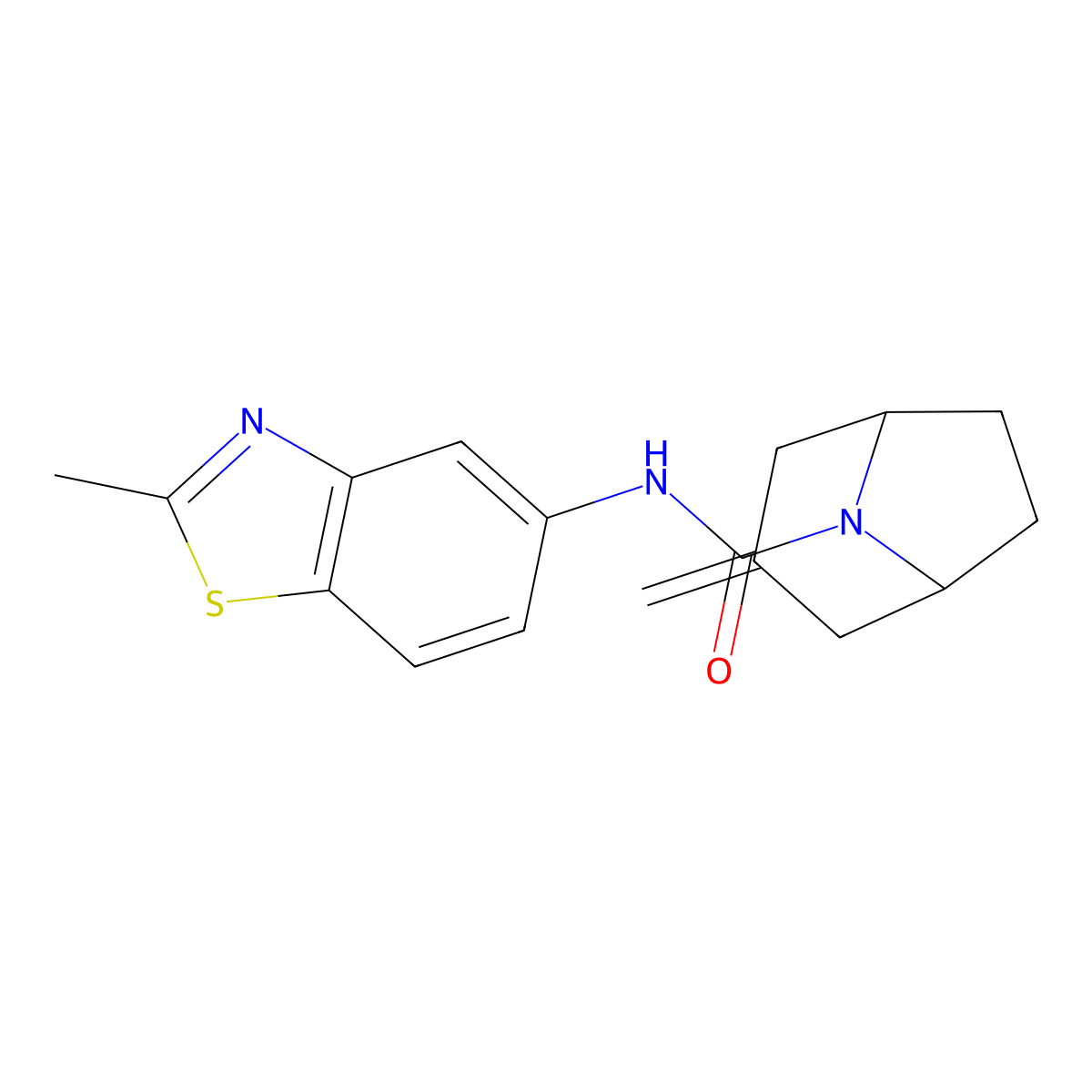 N-(2-methyl-1,3-benzothiazol-5-yl)-3-methylidene-8-azabicyclo[3.2.1]octane-8-carboxamide molecular structure, CAS 2310153-69-4