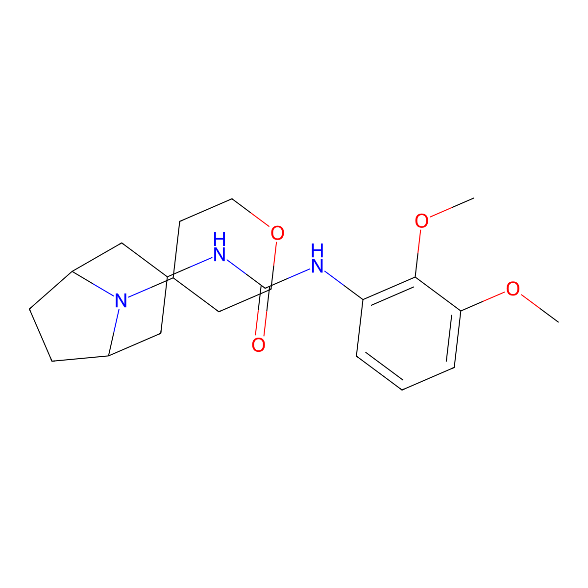 1-(2,3-Dimethoxyphenyl)-3-[8-(oxan-4-yl)-8-azabicyclo[3.2.1]octan-3-yl]urea molecular structure, CAS 2310159-09-0