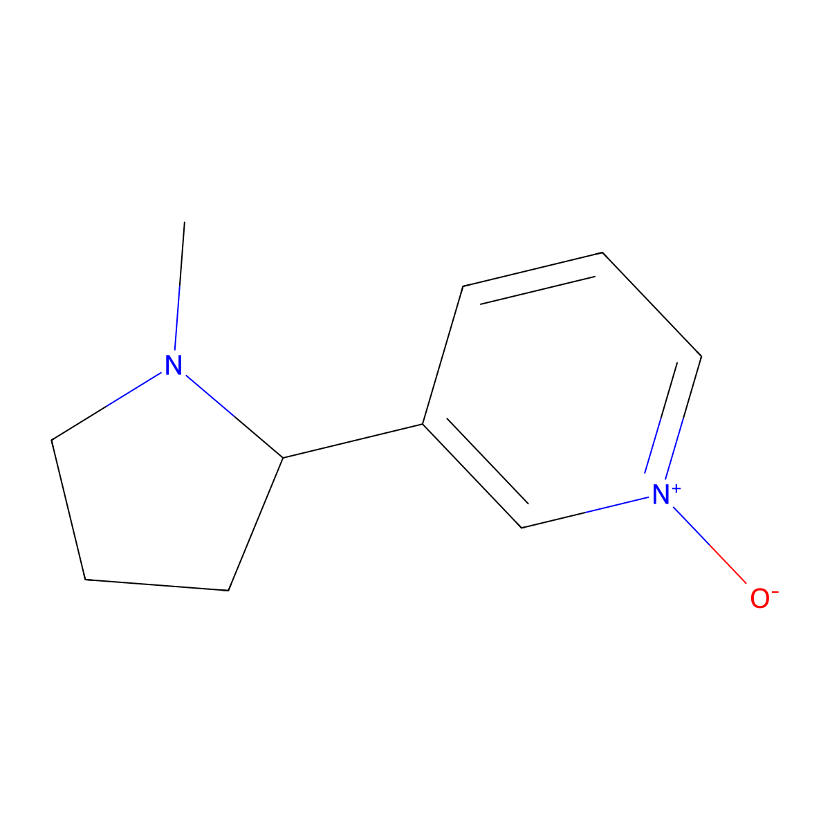 rac-Nicotine 1-Oxide molecular structure, CAS 23113-16-8