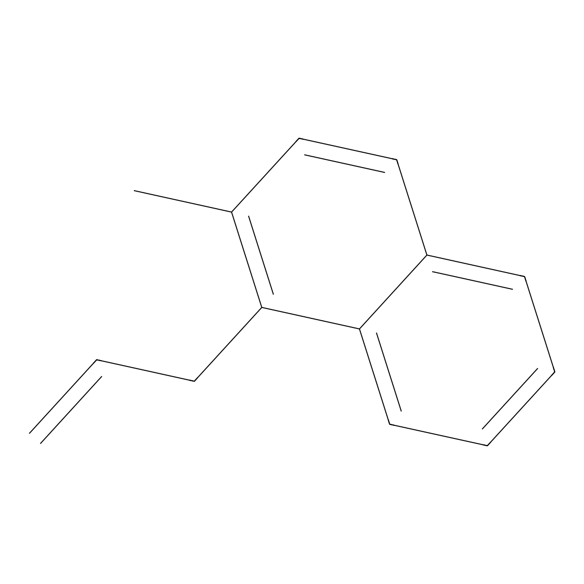 1-Allyl-2-methylnaphthalene molecular structure, CAS 23116-22-5