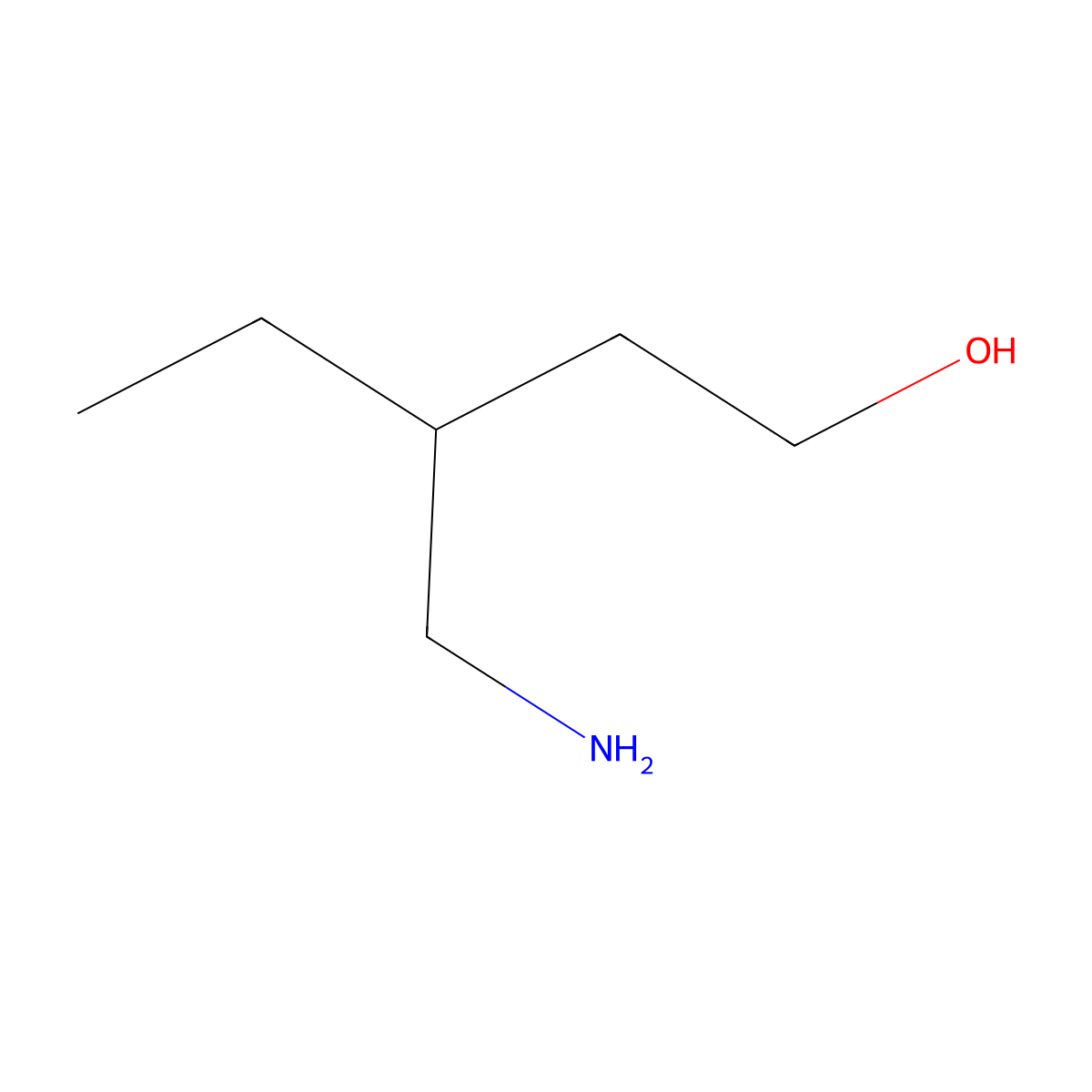 3-(Aminomethyl)pentan-1-ol molecular structure, CAS 231282-15-8