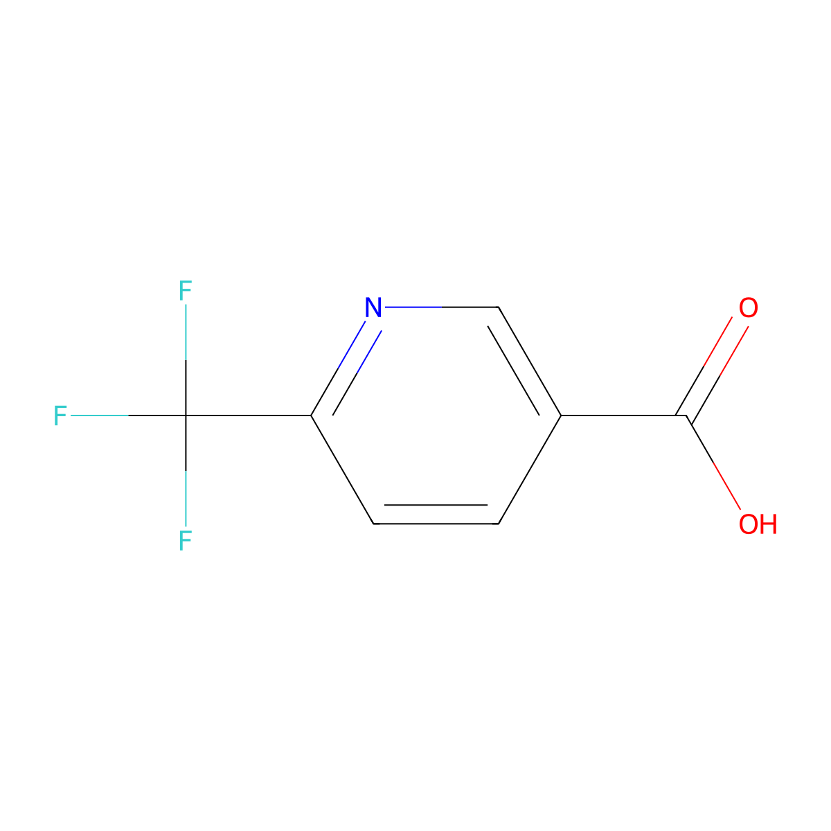 6-(Trifluoromethyl)nicotinic acid molecular structure, CAS 231291-22-8